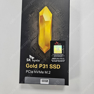 SK하이닉스 Gold P31 M.2 NVMe 500GB SSD 미개봉품 판매합니다