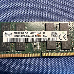 SK하이닉스 DDR4-2666 16GB 노트북용