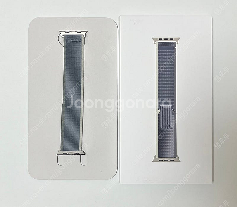 애플워치 울트라 스트랩 트레일루프 블루그레이 오렌지--0