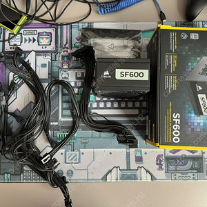 Corsair SF600 풀모듈러 SFX 파워 판매합니다