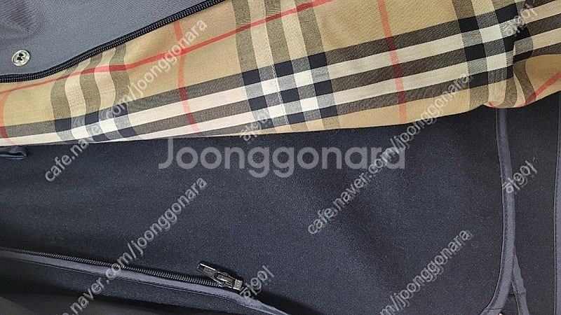 정품 버버리 더블 트렌치코트--1