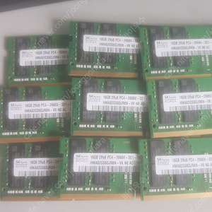 노트북 DDR4 16GB 메모리 9장 합쳐서 판매합니다