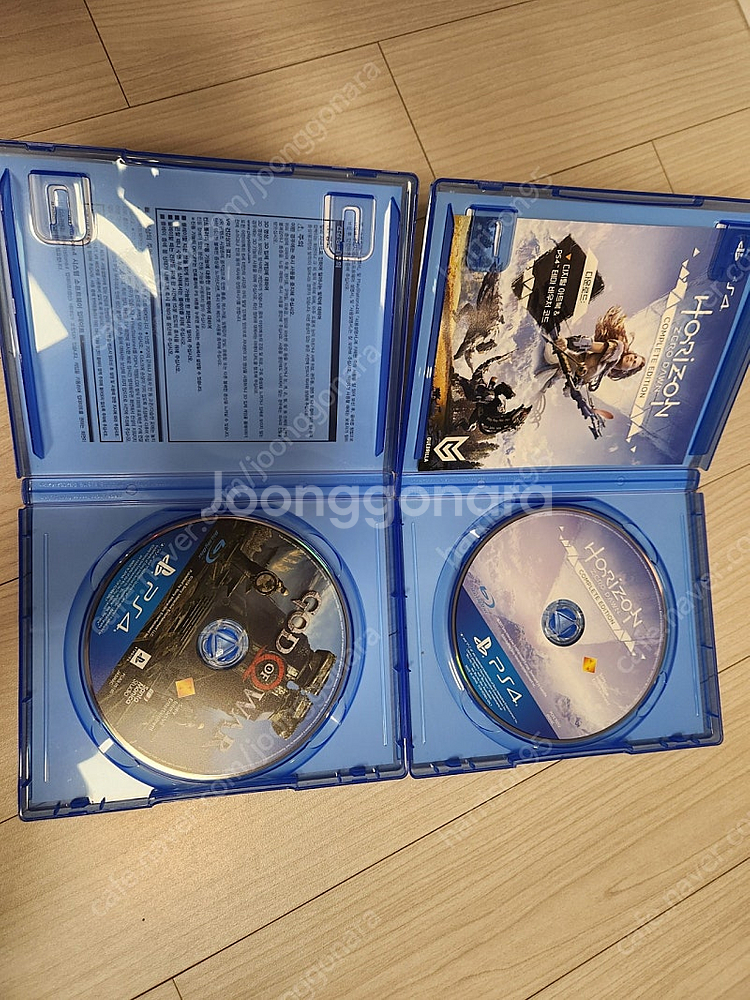PS4 갓오브워, 호라이즌 제로던 팝니다--1
