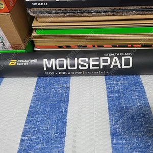 ENDGAME GEAR MPJ1200 MOUSEPAD STEALTH BLACK 1200 X 600 (앤드게임 기어 MPJ1200 스텔라 블랙)