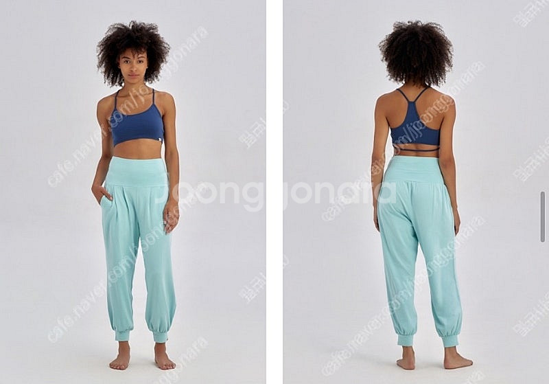 부디무드라 포춘팬츠 pastel turquoise XS--0