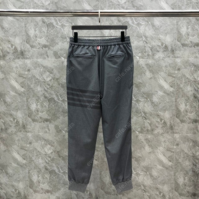 톰브라운 사선 남성 조거 팬츠 밴딩 바지 3칼라 이미지