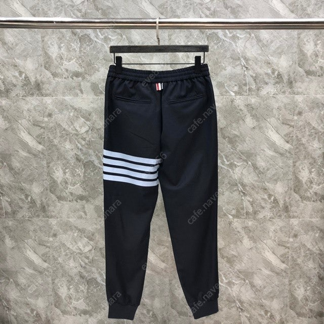 톰브라운 사선 남성 조거 팬츠 밴딩 바지 3칼라 이미지