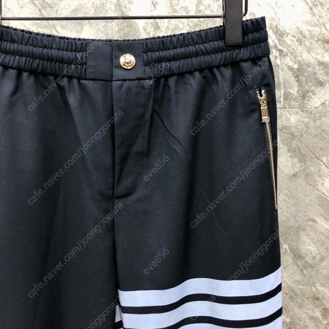 톰브라운 사선 남성 조거 팬츠 밴딩 바지 3칼라 이미지