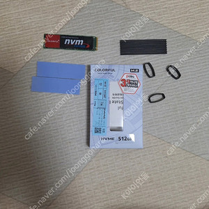 컬러풀 cn600 ddr 512gb nvme 디앤디컴 + 방열판