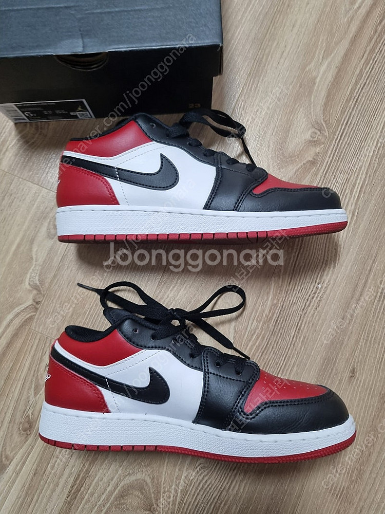 나이키 조던 1 로우 브레드 토 GS 6Y240--3