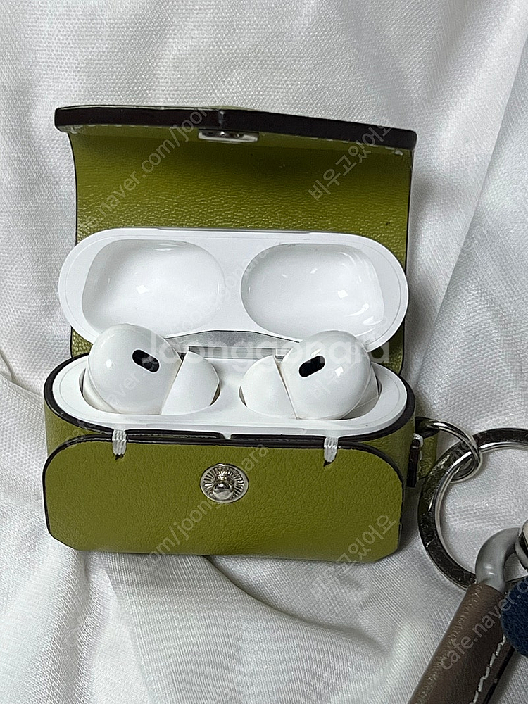 (S급)에어팟 프로2 애플케어+그리디파머스 가죽케이스--6