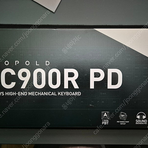레오폴드 FC900R PD 그라파이트 화이트 영문 적축 팝니다