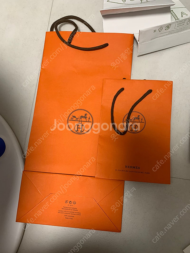 에르메스, 반클리프 종이가방--0