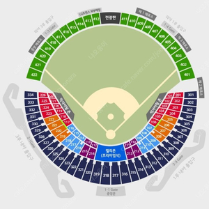 8/16(금) LG vs 기아 3루 네이비 328블럭 4연석 양도합니다.