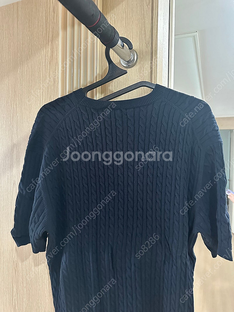 스테디에브리웨어 케이블 반팔니트--2