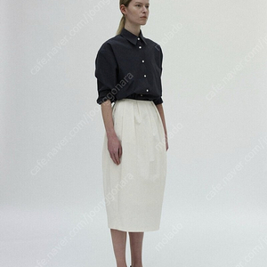 낫띵리튼 Layered tuck skirt (Ivory) 레이어드 턱 스커트 아이보리 새상품 nothing written