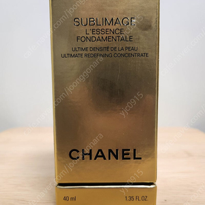 [CHANEL]샤넬 수블리마지 레쌍스 퐁다멘탈(용량 40ml)141190 새상품 팝니다.