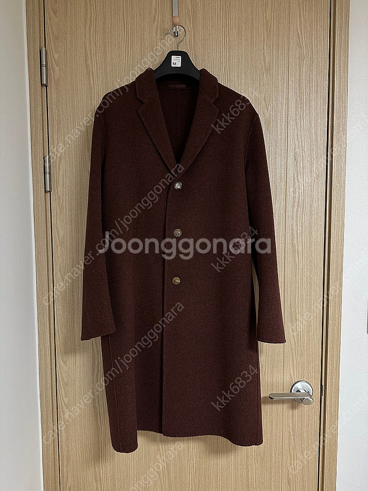 오르빗 아크네 채드 레드멜란지 핸드메이드 코트 (M)--2