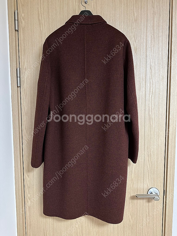 오르빗 아크네 채드 레드멜란지 핸드메이드 코트 (M)--3
