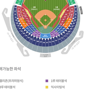 8월16일17일18일 잠실 기아 vs LG 3루 응원석 오렌지 2,4연석 야구 티켓