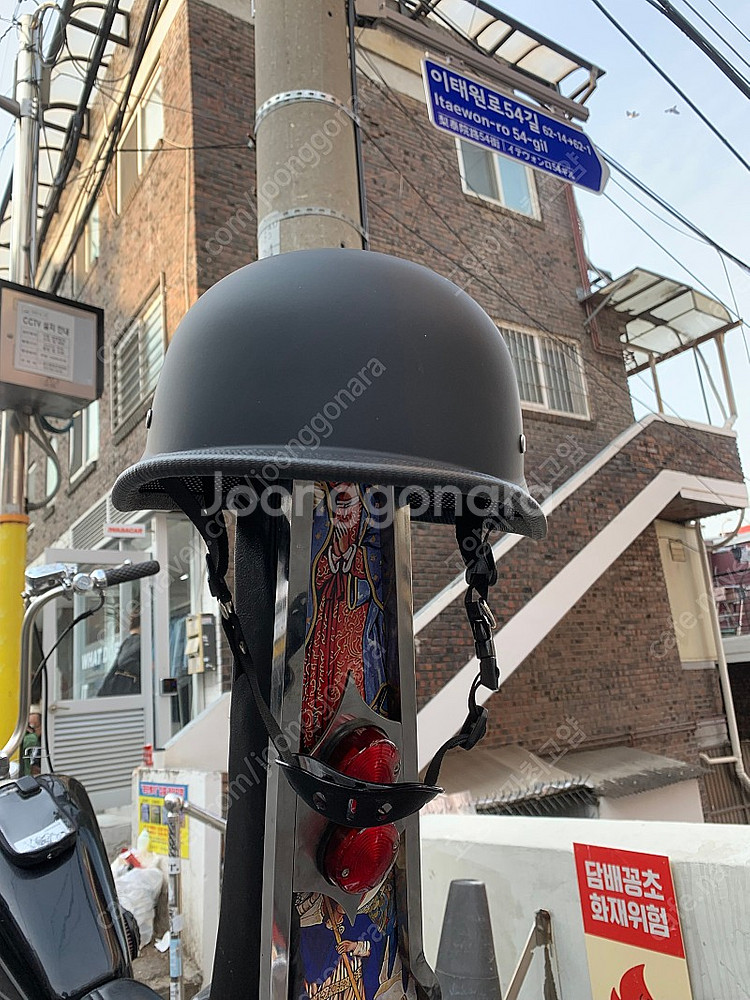 할리데이비슨 독일군 바이크 반모 헬멧 매트블랙 새상품 ...--1