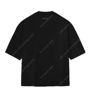 [미개봉] 피어오브갓 에센셜 반팔 티셔츠 Essentials Tee S사이즈 JET BLACK