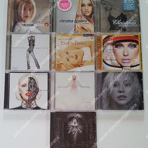 Pop) 크리스티나 아길레라 (Christina Aguilera) 전집 컬렉션 CD 10장