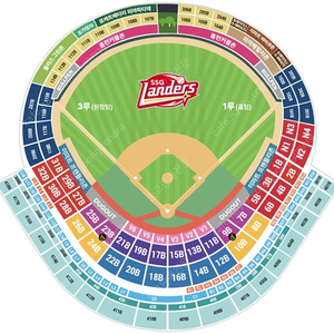 8월10일 SSG랜더스 VS 두산베어스 2층노브랜드테이블 4인석 팜니다