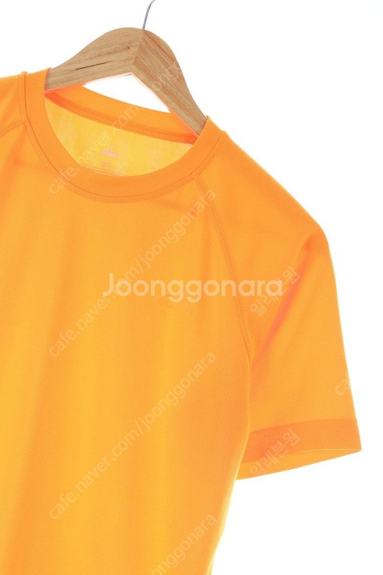 (M) 아디다스 반팔 티셔츠 형광 기능성 운동 한정판--0