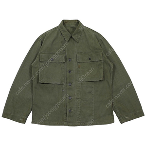 [34R] 1940s WW2 US Army M-43 HBT Jacket 미군 2차세계대전 M43 헤링본 트윌 자켓 40년대 빈티지