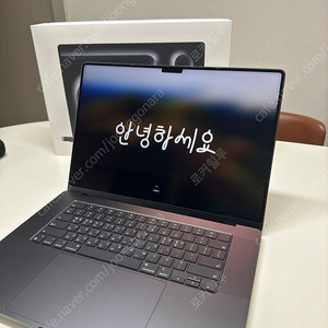 맥북프로 M3PRO 16 풀박스 스페이스 블랙 • M3 Pro 12코어 • 512GB • 18GB