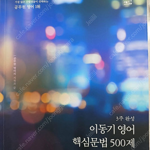 2024 이동기 핵심문법 500제