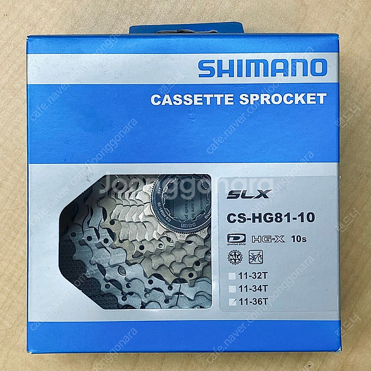 시마노, 10단용 카세트 스프라켓 CS-HG81-10, 11-36T--0