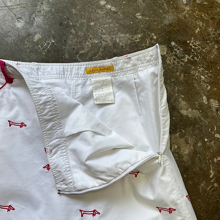 [골프의류] 28) 루이까스텔 골프 스커트 큐롯팬츠 치마바지 여성 골프웨어 골프 의류 이미지