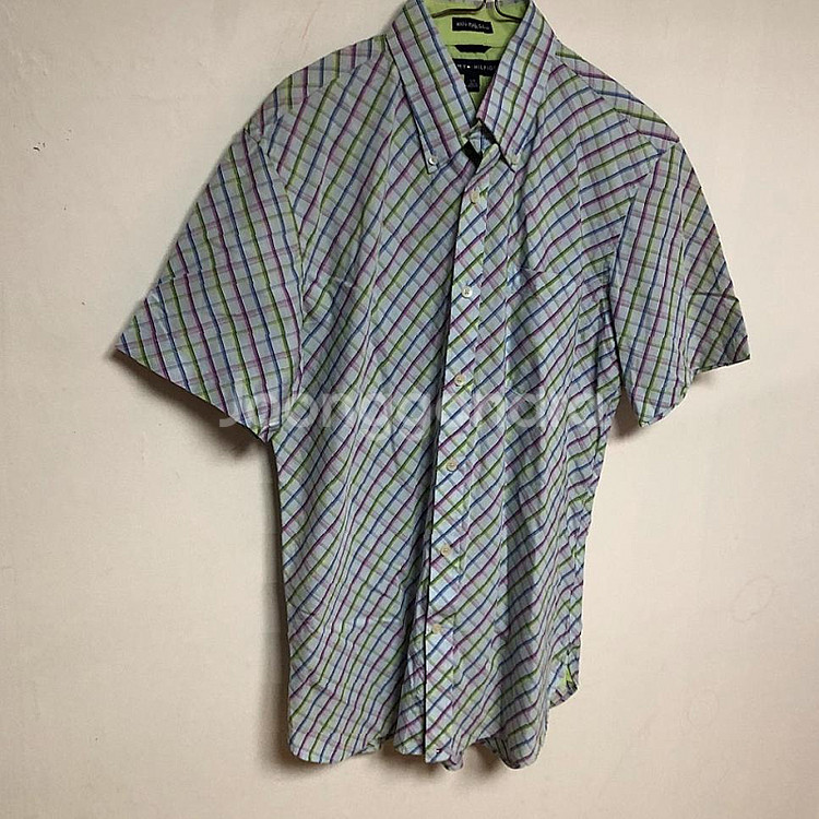 판매 타미힐피거 남성 반팔티 100L--1