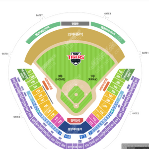 8월10일 기아 타이거즈 vs 삼성 라이온즈 중앙 테이블석 3인석 팝니다 (6인까지 가능)