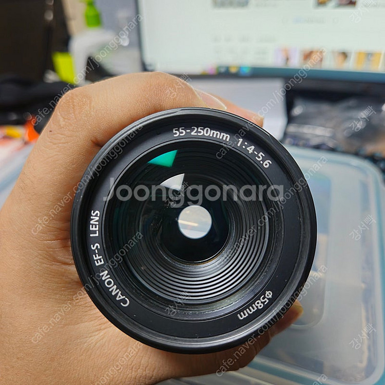 캐논 efs 55-250 망원렌즈--2