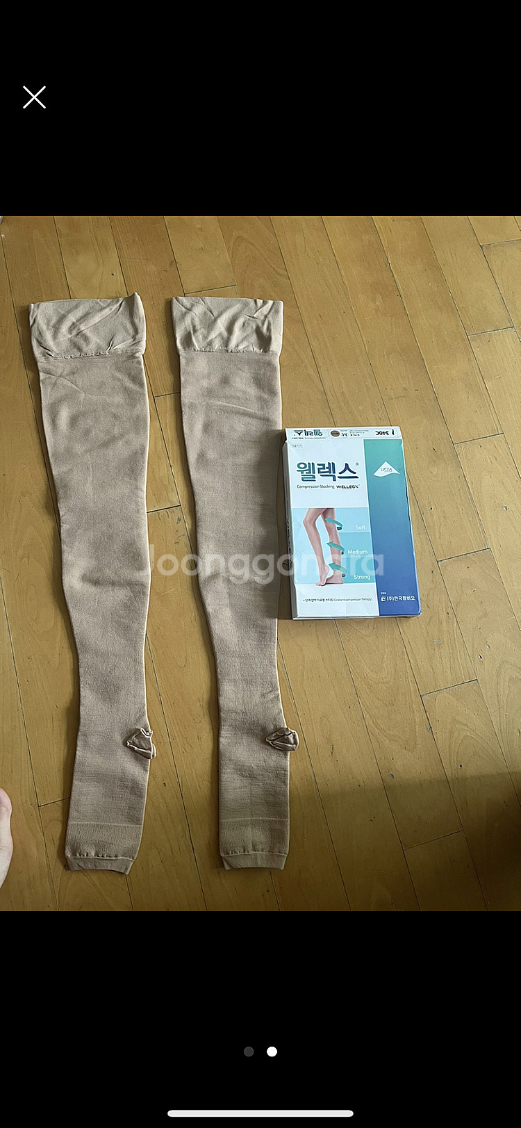 (종아리 붓기 제거 )웰렉스 임산부 압박스타킹 (고급)...--1