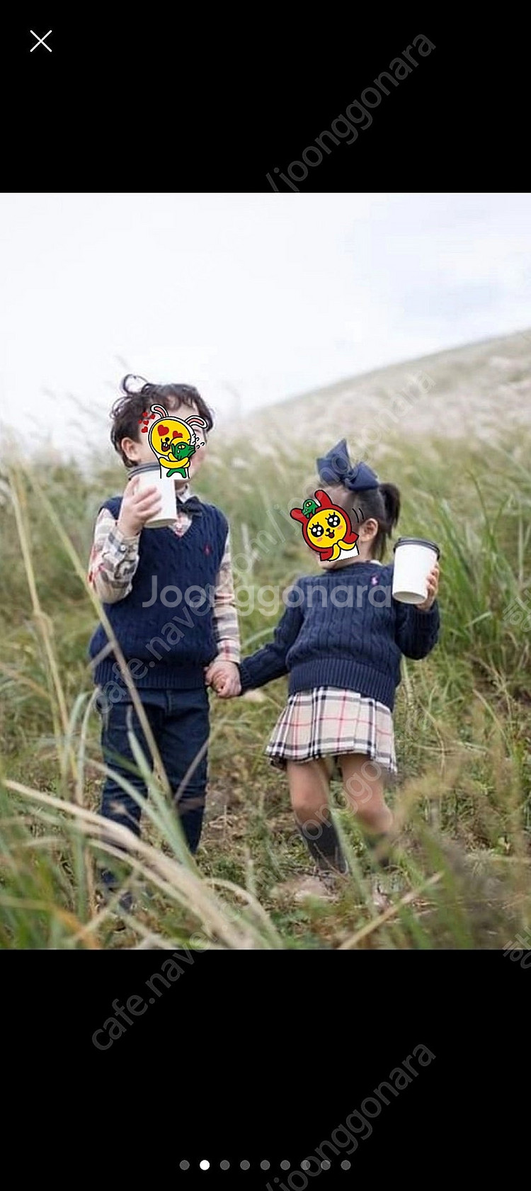 버버리 스커트 8Y , 룰라비 모자--1