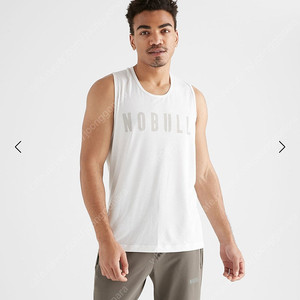 Nobull Tank 노불 탱크 XL 화이트 민소매