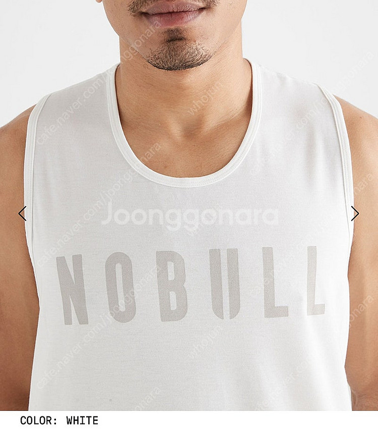 Nobull Tank 노불 탱크 XL 화이트 민소매--1