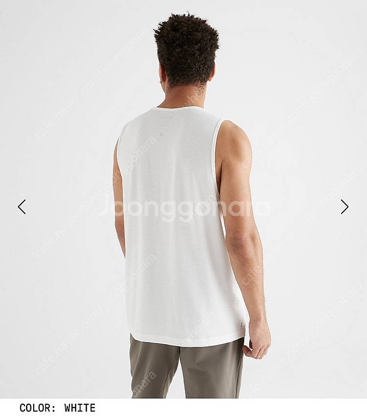 Nobull Tank 노불 탱크 XL 화이트 민소매--2