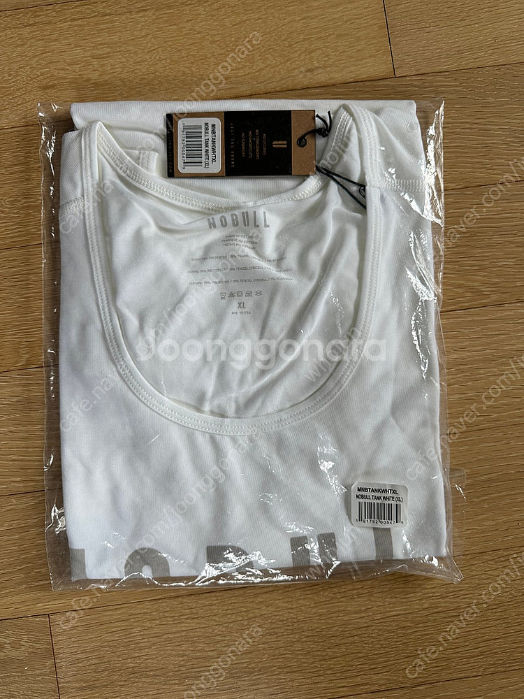 Nobull Tank 노불 탱크 XL 화이트 민소매--3