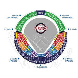 8월 15일(목) 두산 vs 롯데 중앙네이비 315블럭 통로2연석 정가양도