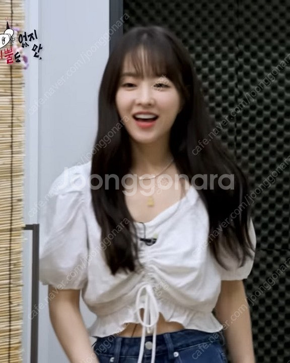 자취뿔 랩 박보영 블라우스--0