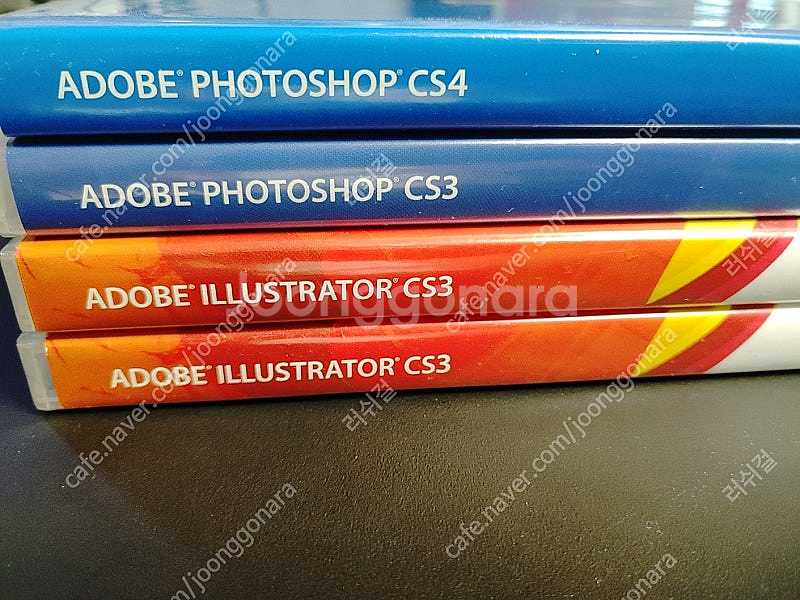 어도비 포토샵 CS4 CS3 일러스트레이터 CS3 시디...--0