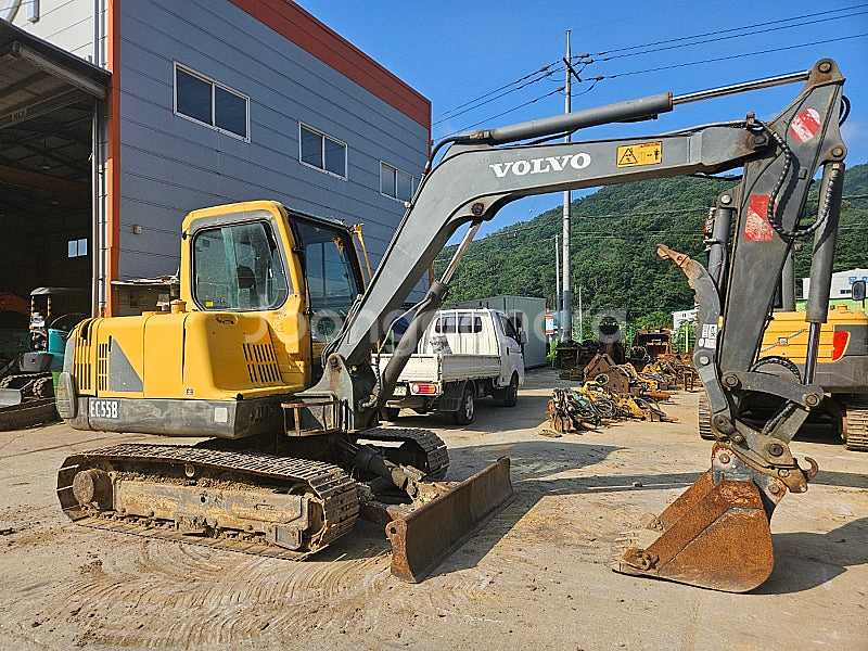 중고굴삭기매매 볼보 EC55B 코끼리집게 2005년식 ...--0