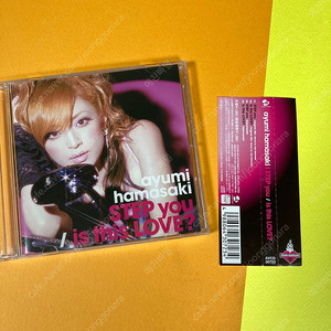 [중고음반/CD] J-POP 하마사키 아유미 Ayumi Hamasaki 싱글 STEP you / is this LOVE?