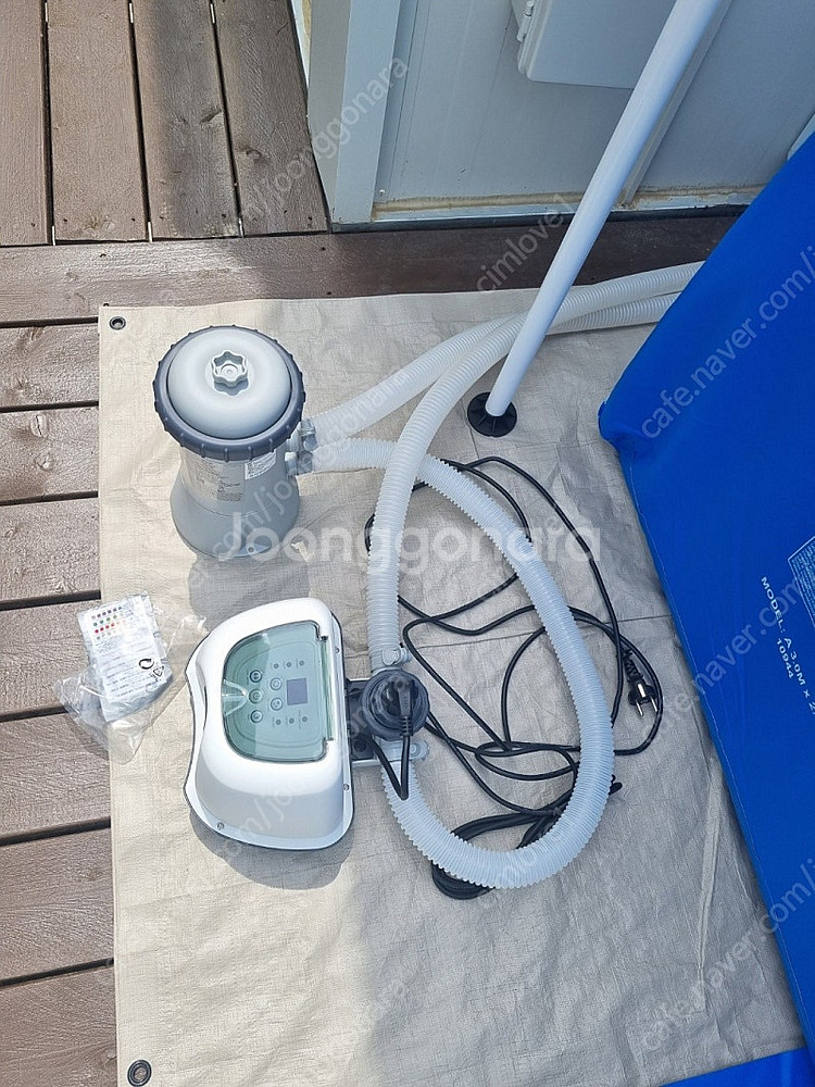 인텍스 솔트워터시스템 여과기 필터새것(2개) 3X2수영장 사다리계단 풀세트--0