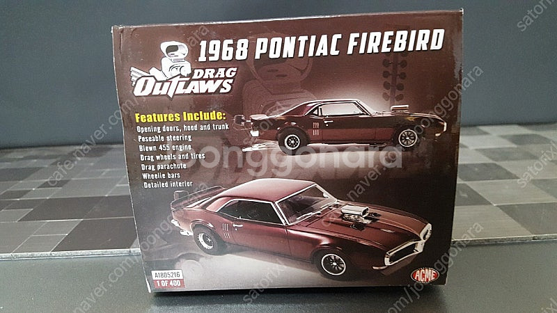 1:18 다이캐스트 ACME 폰티악 파이어버드 드래그 ...--4